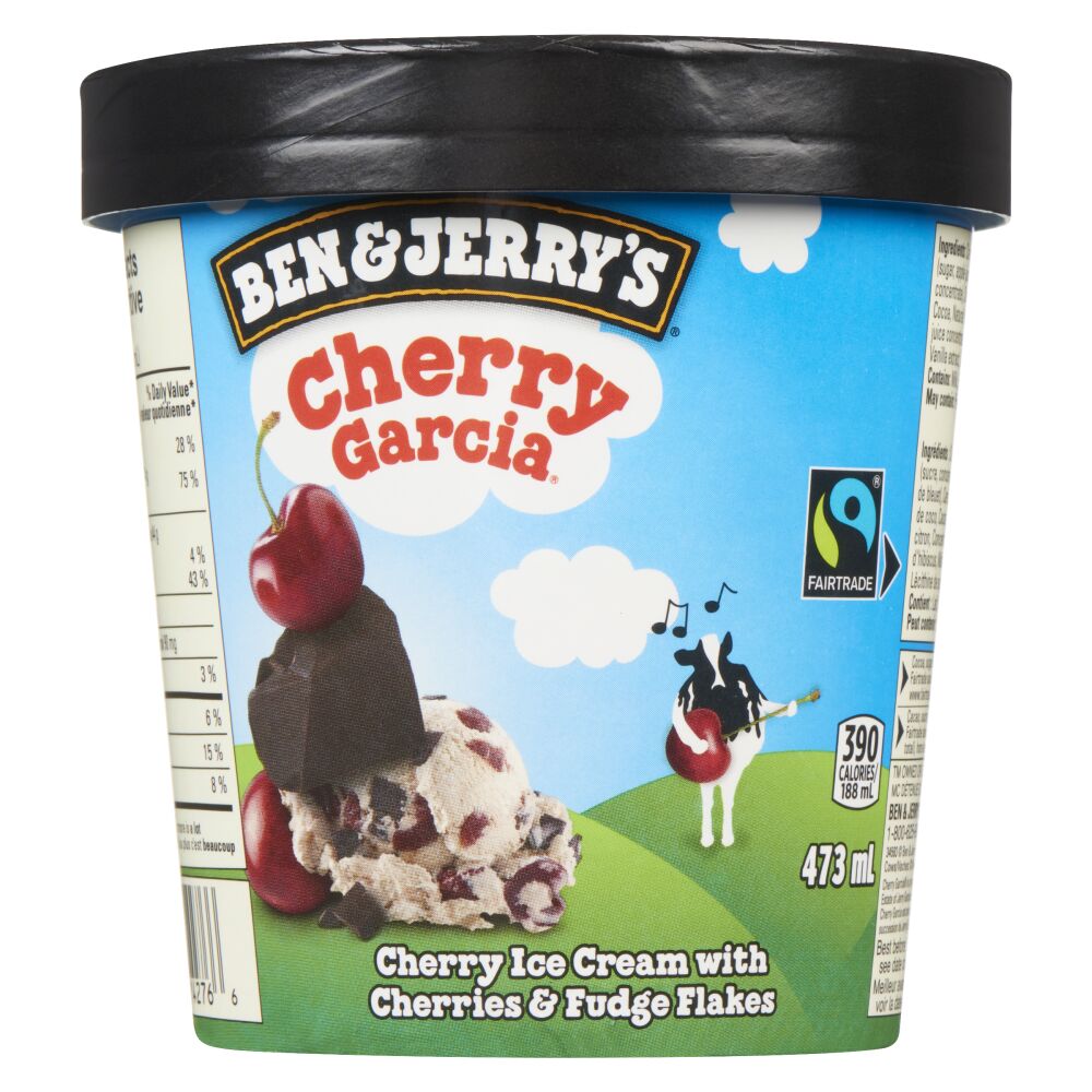 Ben & Jerry's Cherry Garcia Ice Cream 473ml