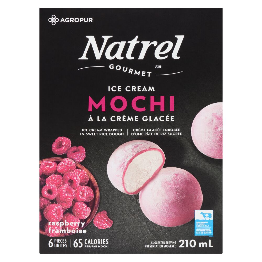 Natrel Gourmet Raspberry Mochi Ice Cream 6x35ml