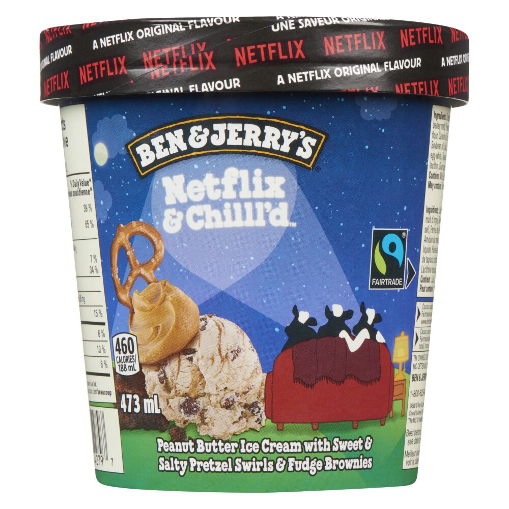 Ben & Jerry's Netflix & Chilll'd Ice Cream 473ml