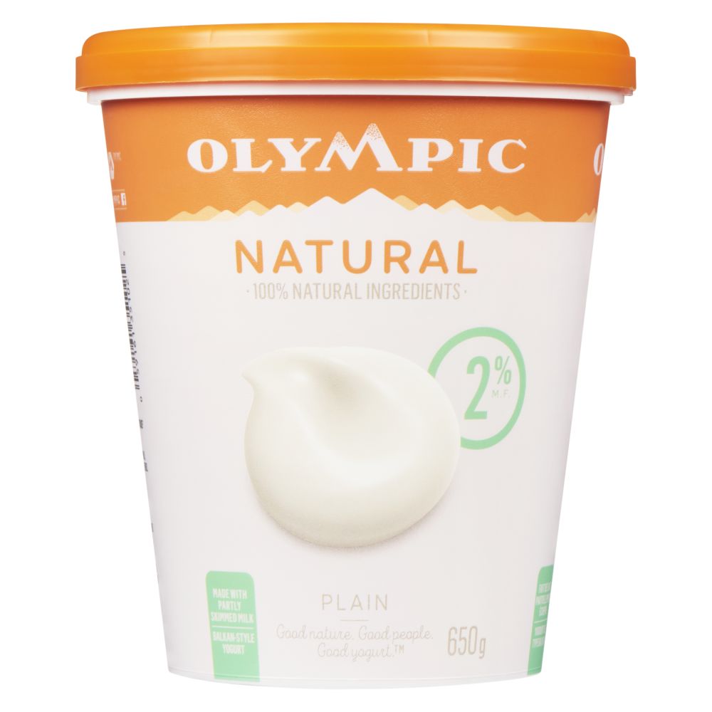 Olympic Natural Plain Yogurt 2% M.F. 650g