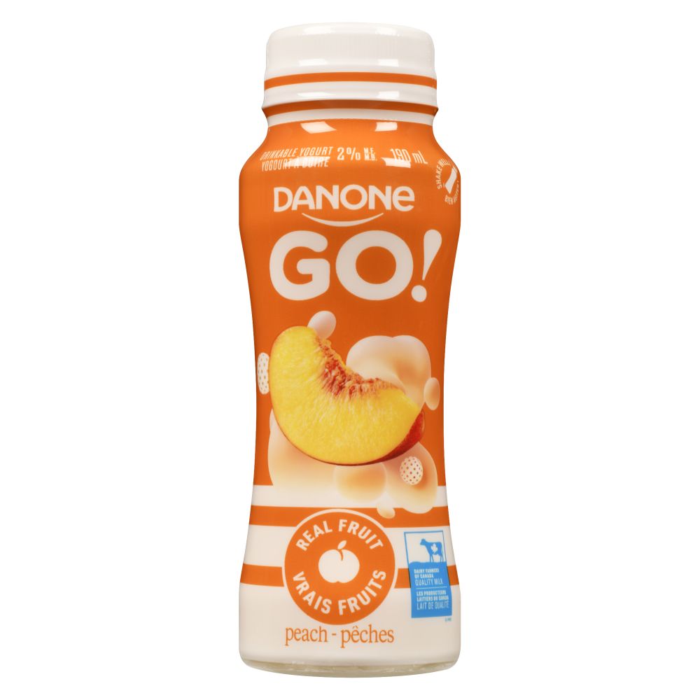 Go! Peach Drinkable Yogurt 2% M.F. 190ml