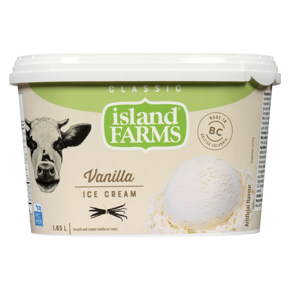 Island Farms Vanilla Classic Ice Cream 1.65L