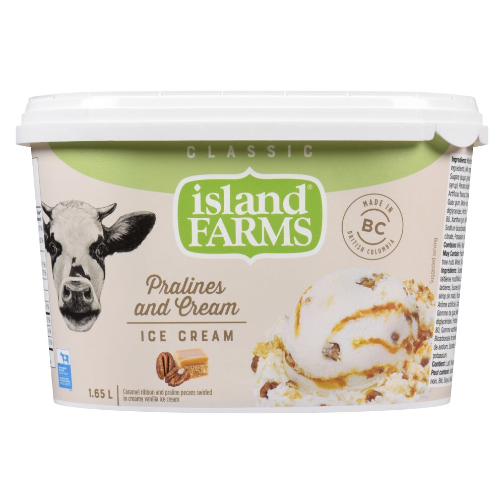 Island Farms Pralines And Cream Classic Ice Cream 1.65L