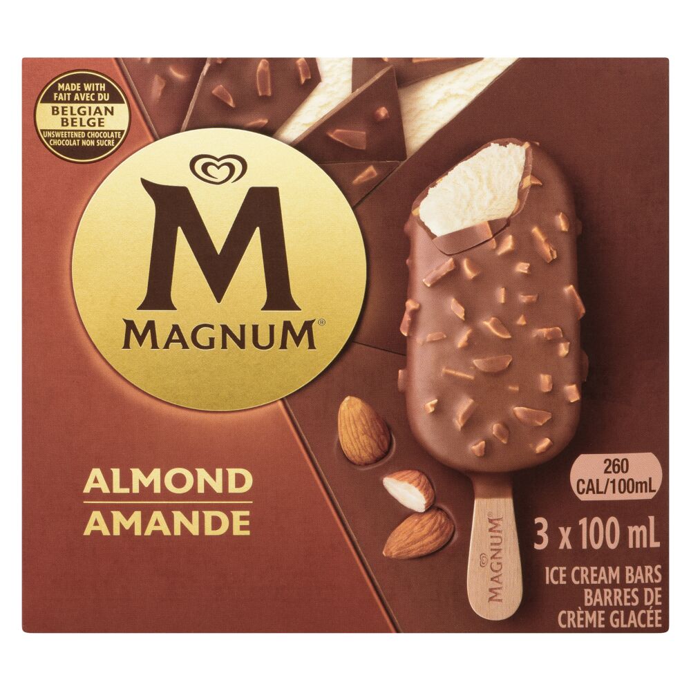 Magnum Almond Ice Cream Bars 3x100ml