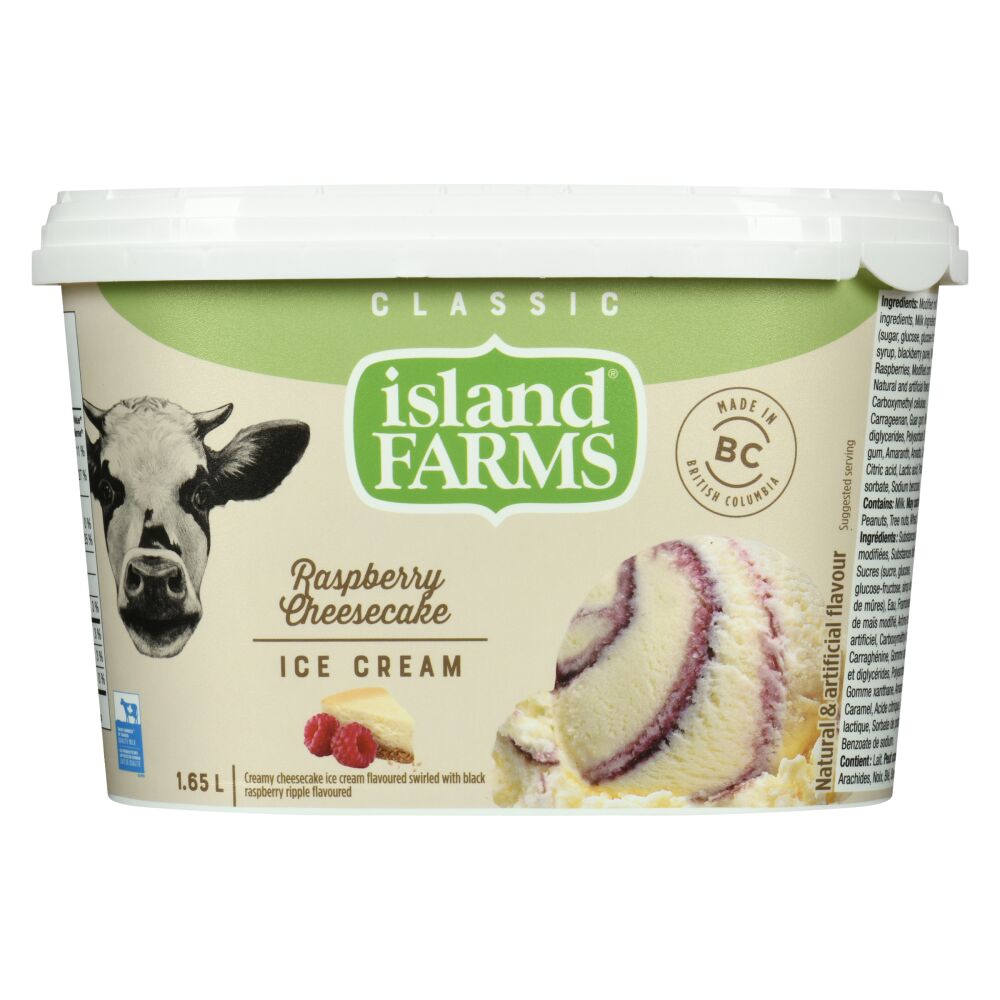 Island Farms Classic Raspberry Cheesecake Ice Ceam 1.65L