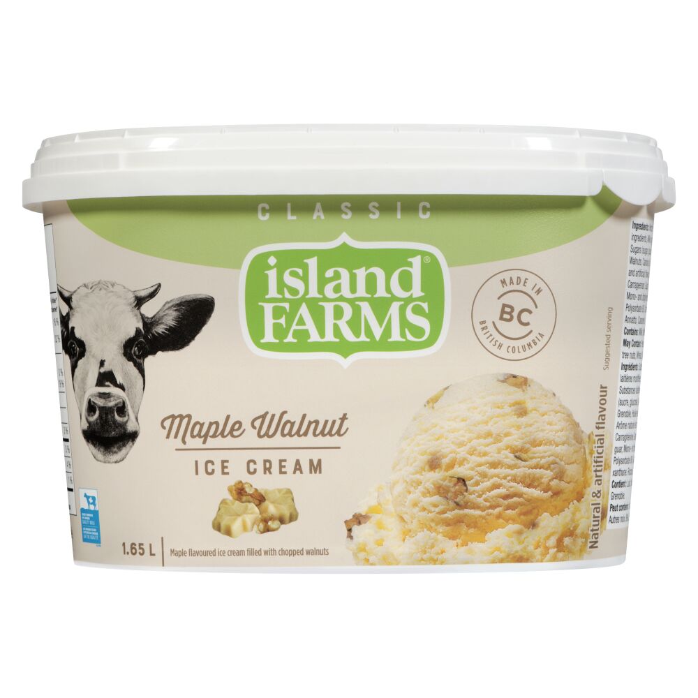 Island Farms Maple Walnut Classic Ice Cream 1.65L