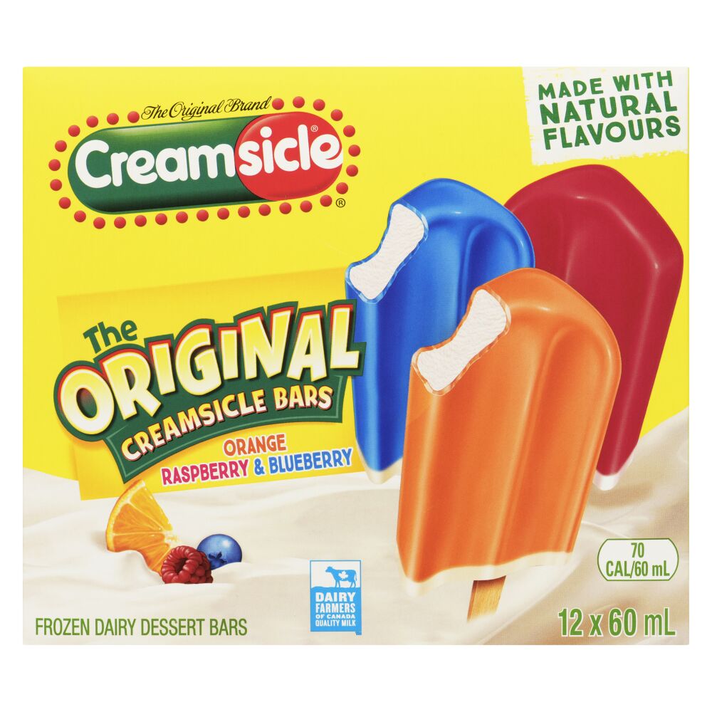 Popsicle The Original Creamsicle Bars 12x60ml