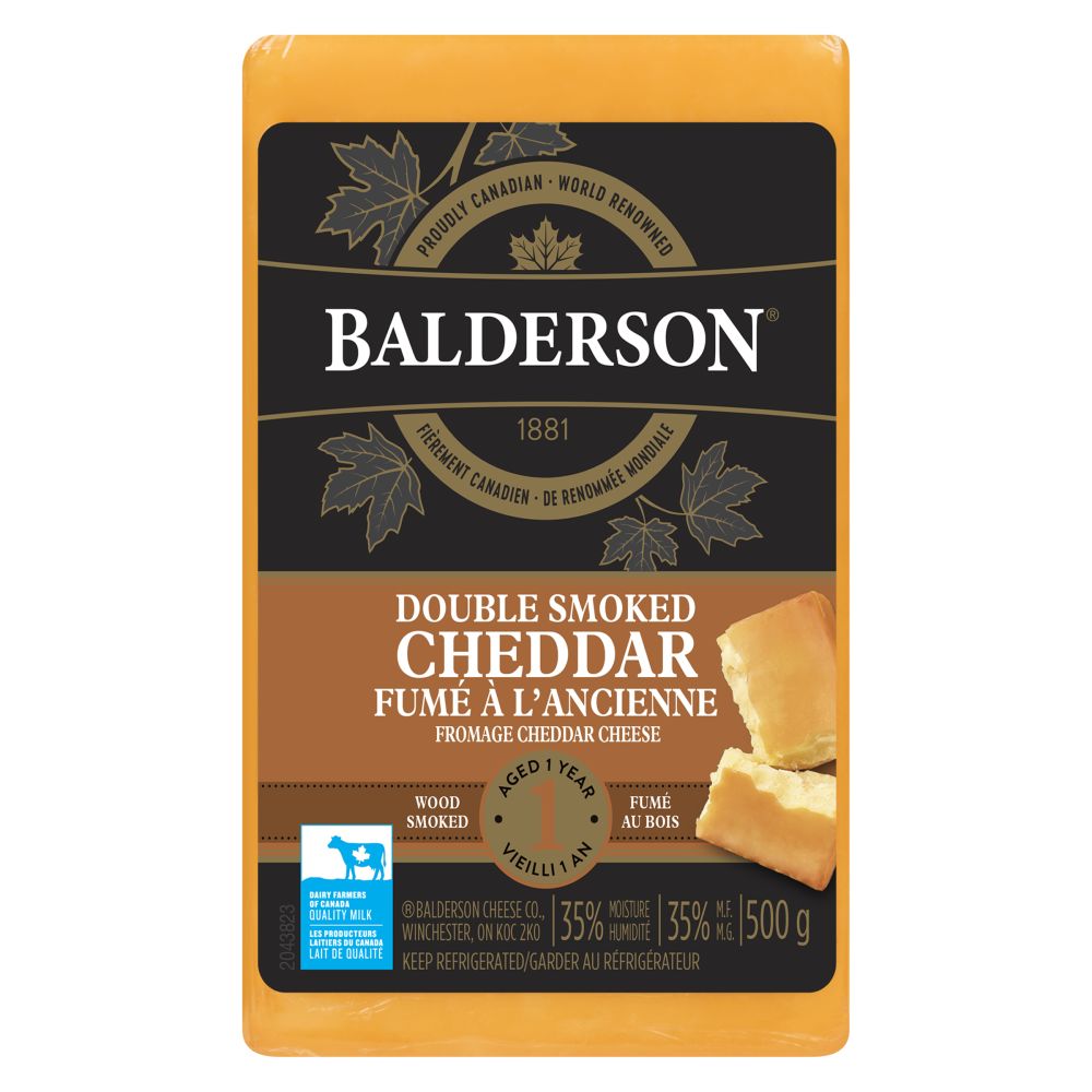 Balderson Double Smoked Cheddar Aged 1 Year 500g