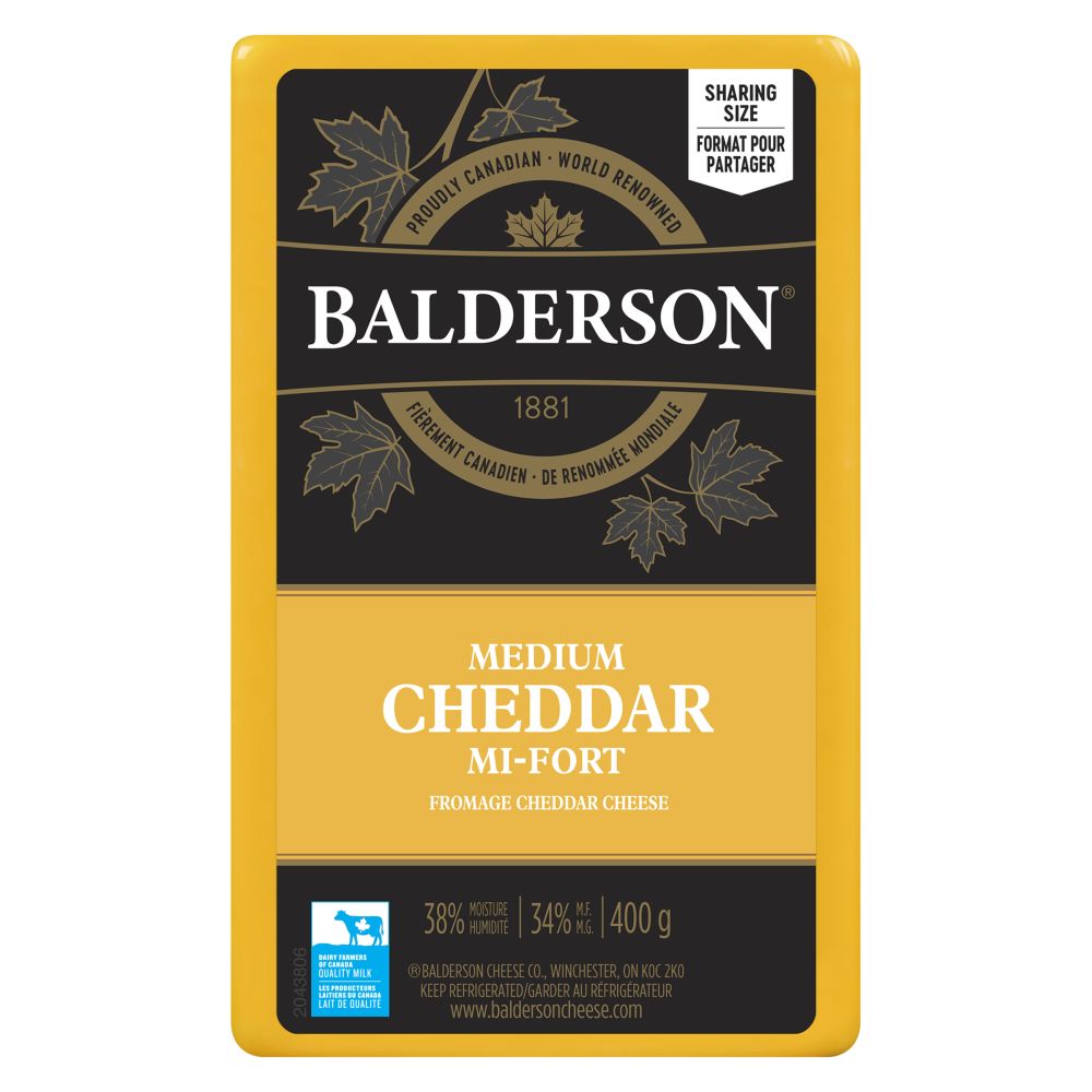 Balderson Medium Colored Cheddar 400g