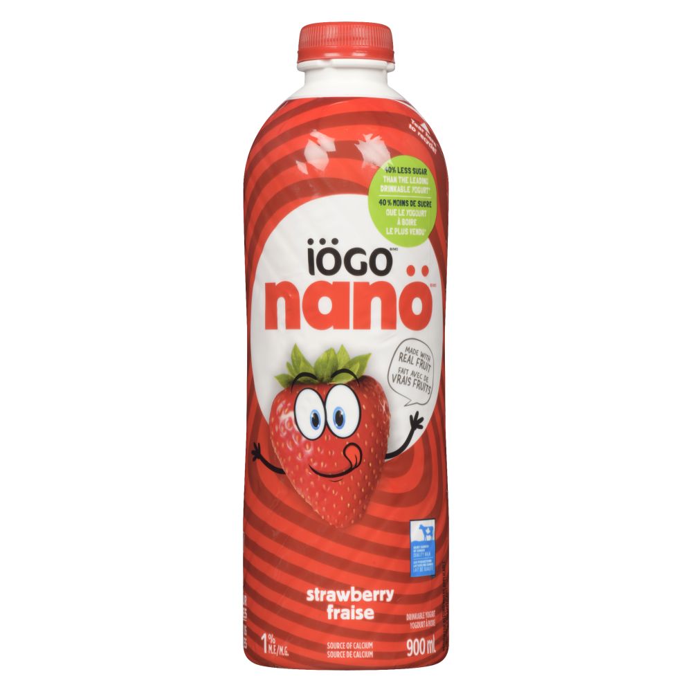Iögo Strawberry Drinkable Yogurt 1% M.F. 900ml