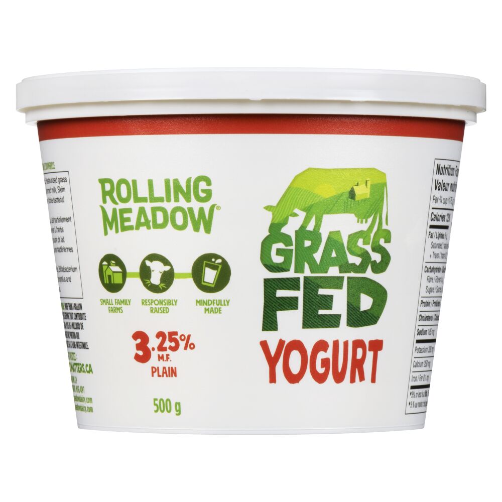 Rolling Meadow Grass-Fed Plain Yogurt 3.25% M.F. 500g