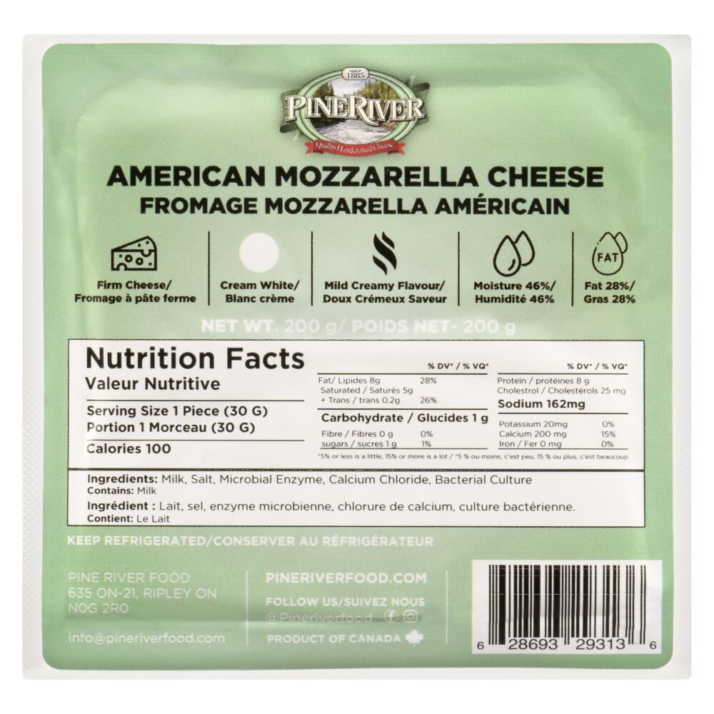 Pine River Classic Mozzarella 200G