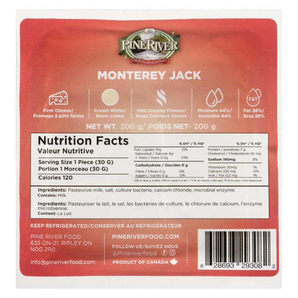 Pine River Monterey Jack 200G