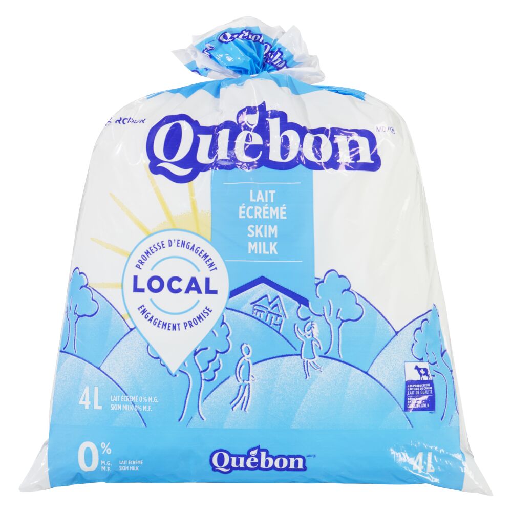 Québon Skim Milk 0% M.F. 4L