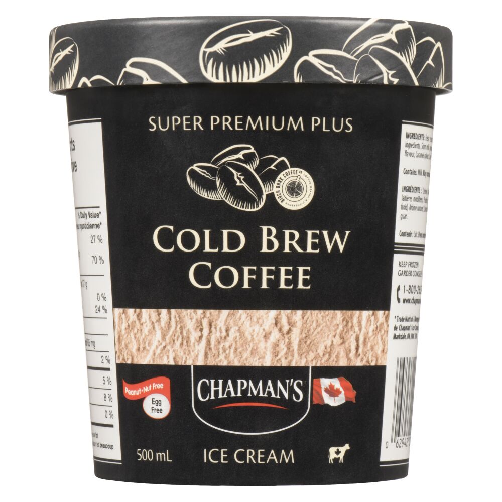 Chapman's Cold Brew Coffee Super Premium Plus Ice Cream 500ml