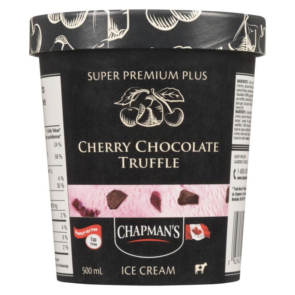 Chapman's Cherry Chocolate Truffle Super Premiun Plus Ice Cream 500ml