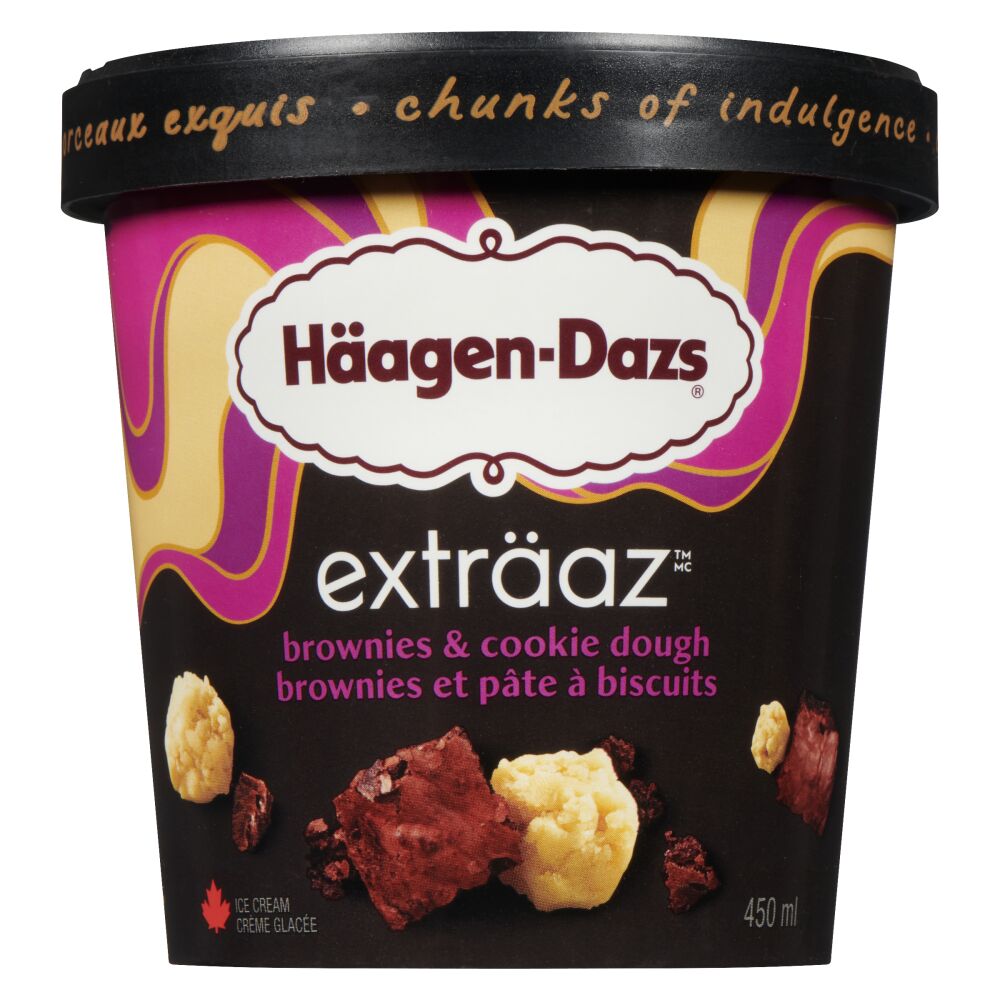 Häagen-Dazs Brownies & Cookie Dough Ice Cream 450ml