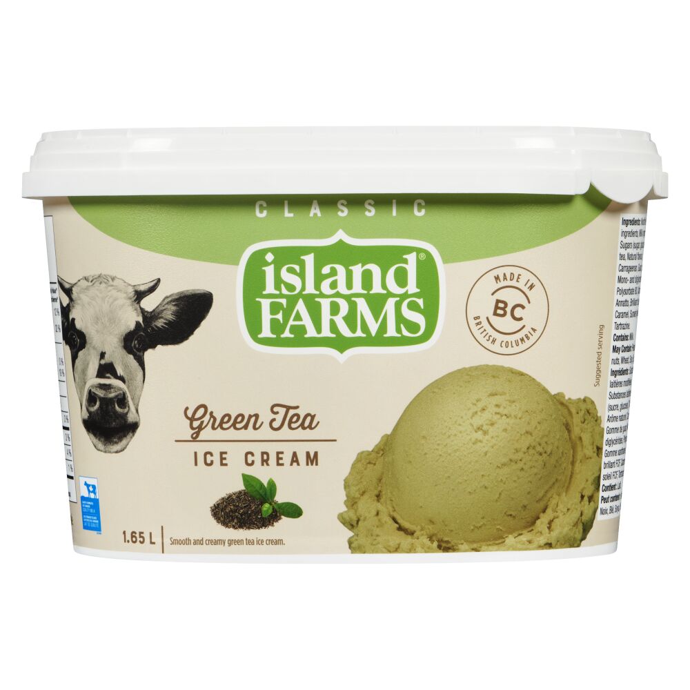 Island Farms Green Tea Classic Ice Cream 1.65L