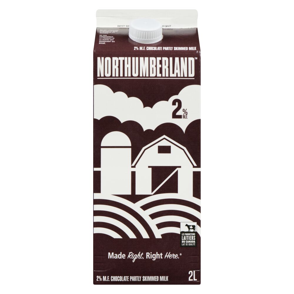 Northumberland Partly Skimmed Chocolate Milk 2% M.F. 2L