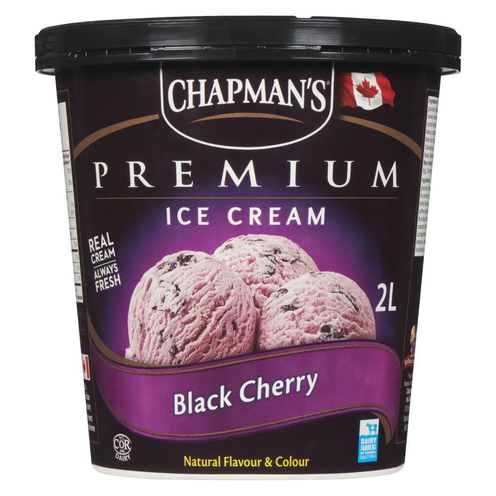 Chapman's Black Cherry Premium Ice Cream 2L
