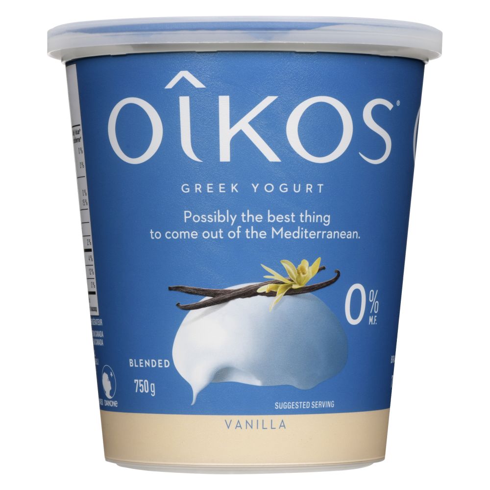 Oîkos Vanilla Greek Yogurt 0% M.F. 750g