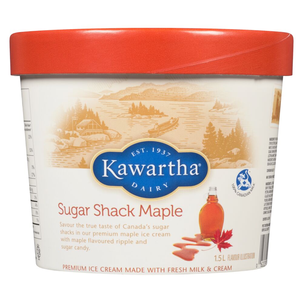 Kawartha Dairy Sugar Shack Maple Ice Cream 1.5L