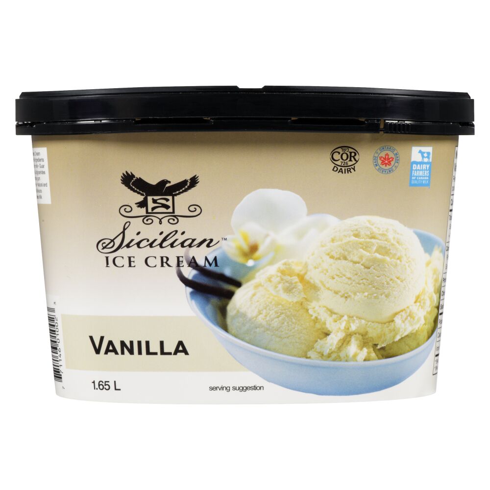 Sicilian Ice Cream Vanilla Ice Cream 1.65L