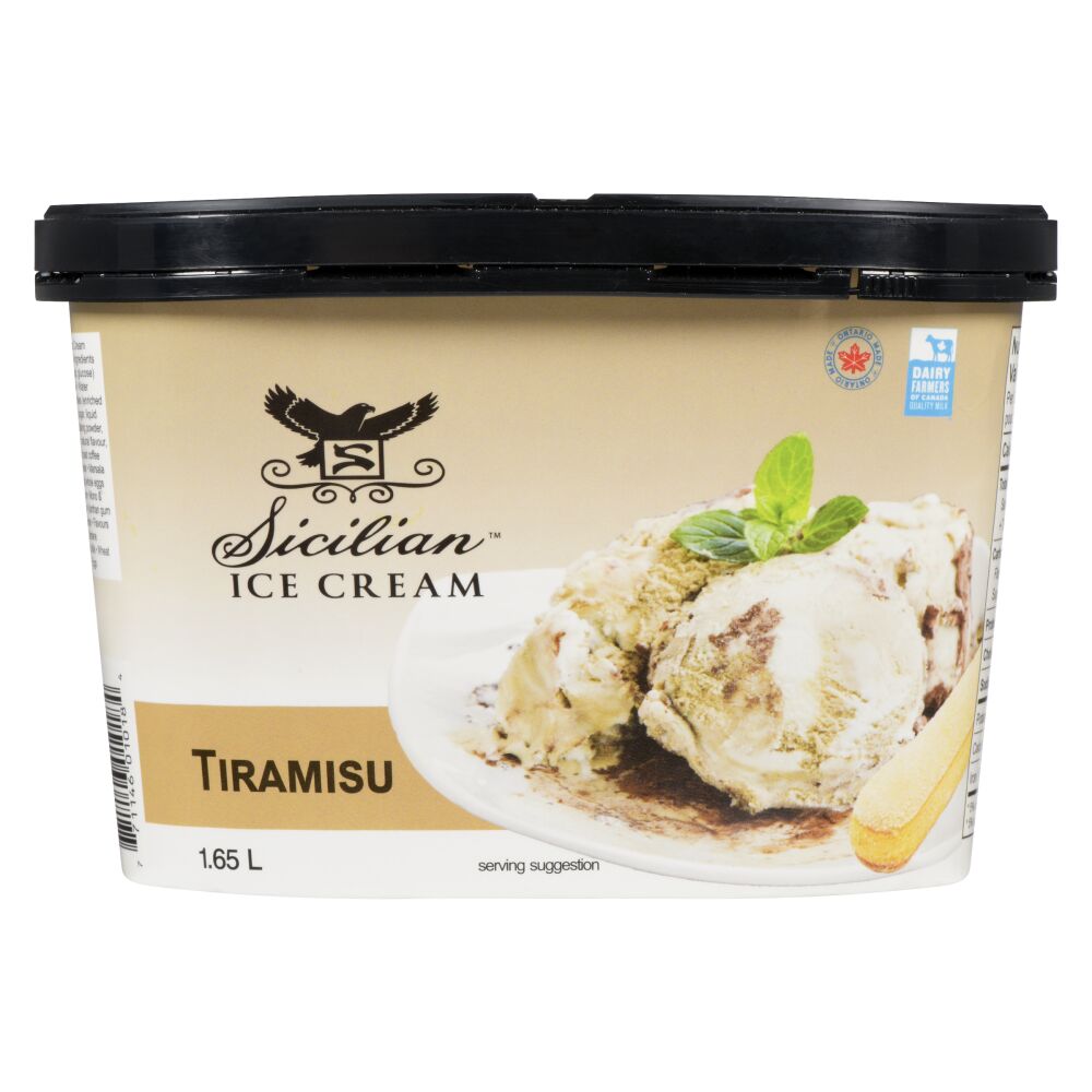 Sicilian Ice Cream Tiramisu Ice Cream 1.65L