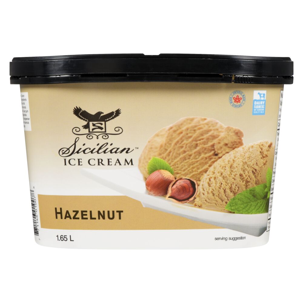 Sicilian Ice Cream Hazelnut Ice Cream 1.65L