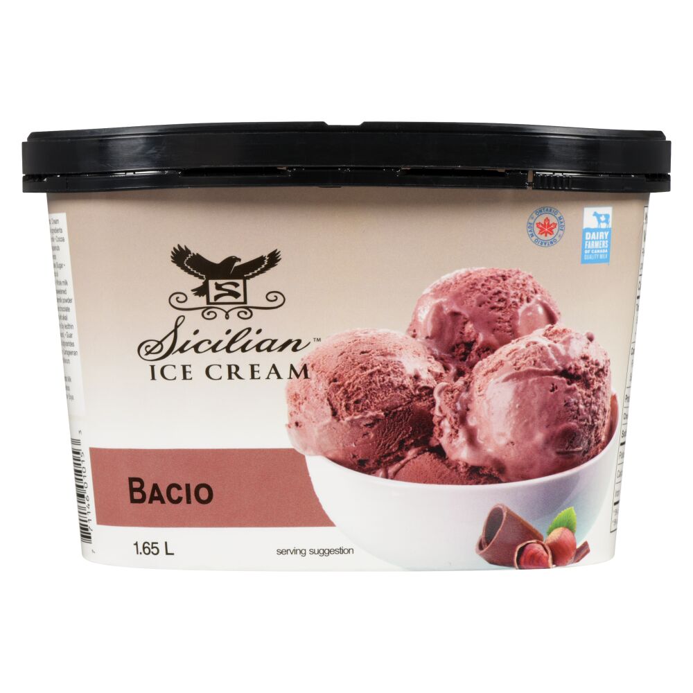 Sicilian Ice Cream Bacio Ice Cream 1.65L