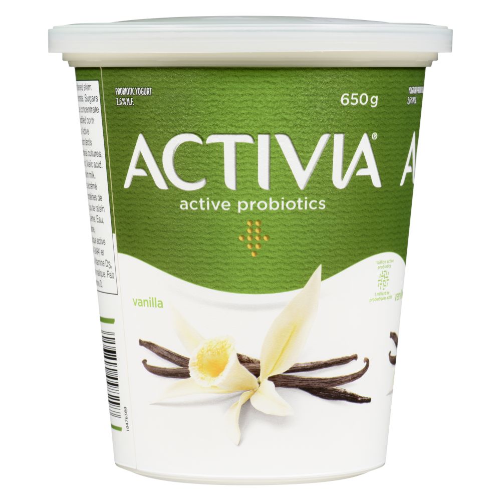 Activia Vanilla Probiotic Yogurt 650g