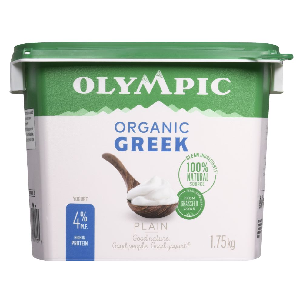 Organic peach yogurt – Olympic Dairy