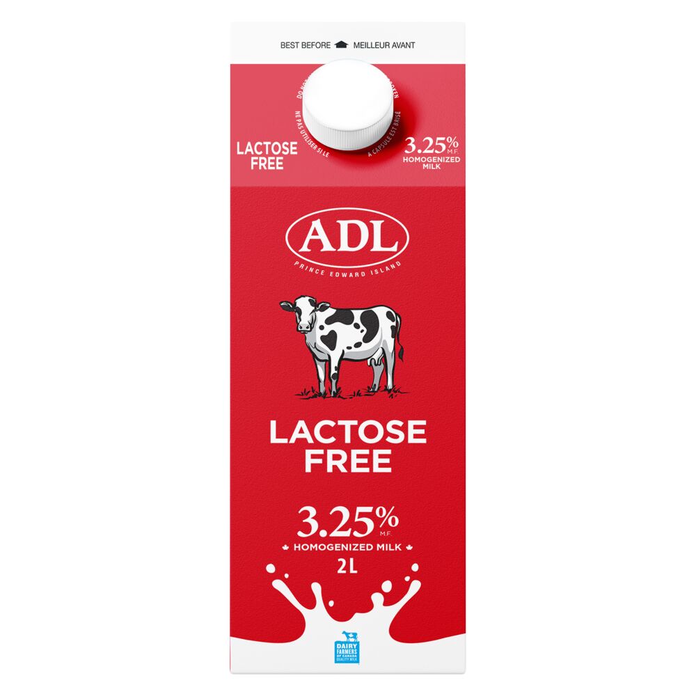 ADL Lactose Free Homogenized Milk 3.25% M.F. 2L