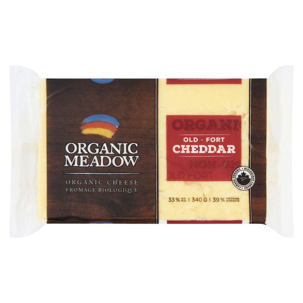 Organic Meadow Organic Old Cheddar Aged 12 Months 340g