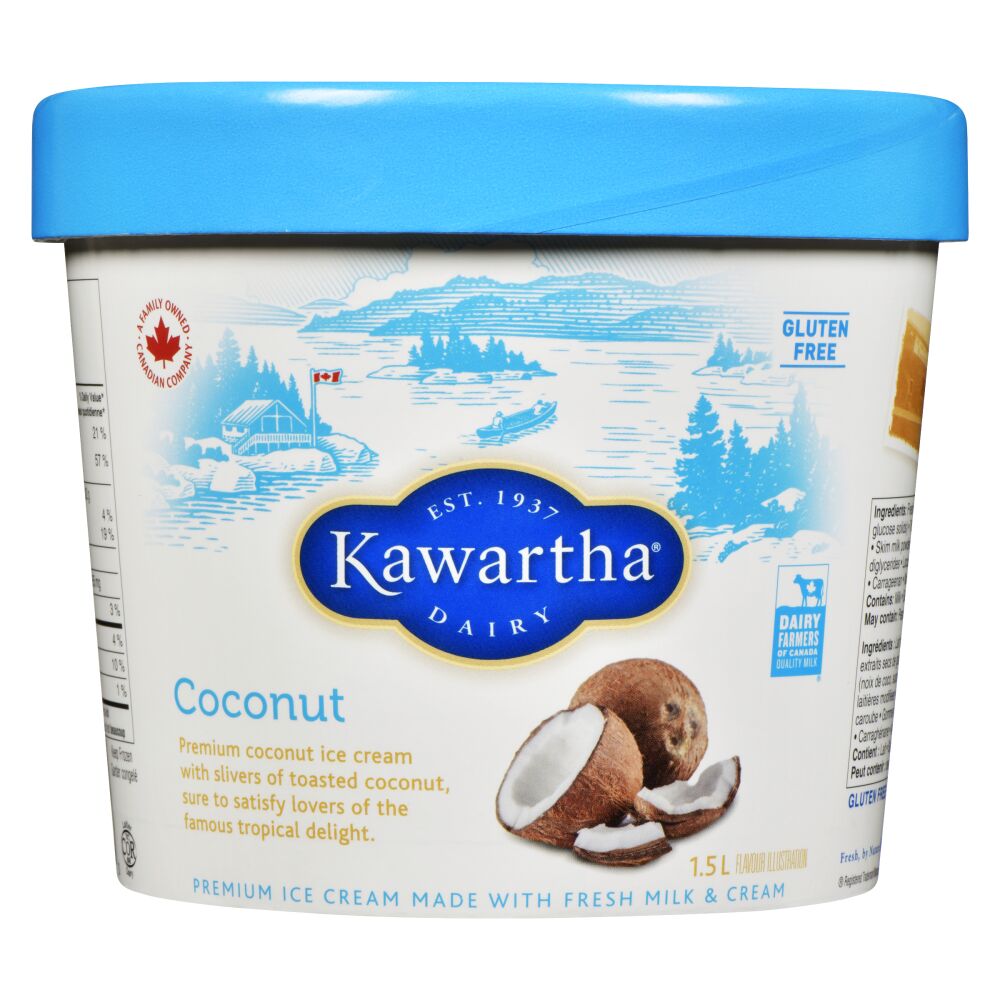 Kawartha Dairy Coconut Ice Cream 1.5L | Canadian Goodness