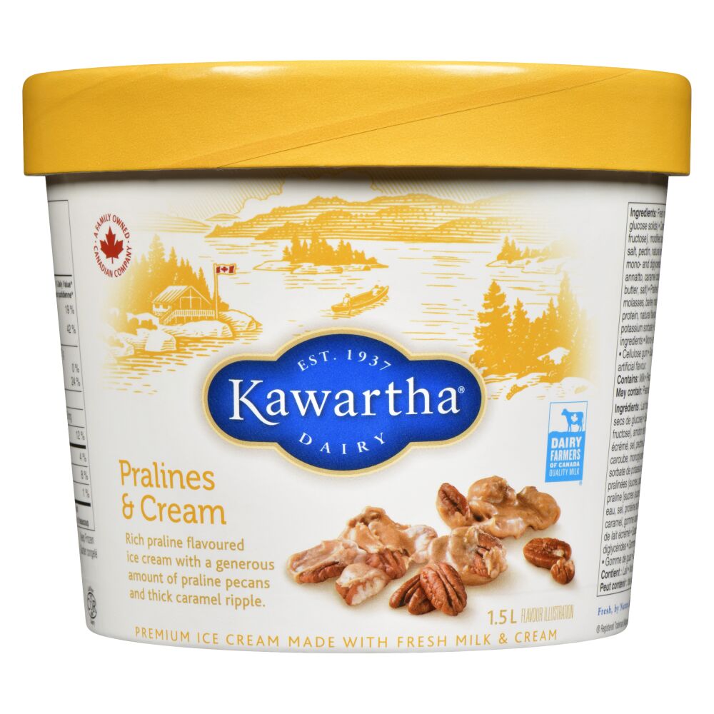 Kawartha Dairy Pralines & Cream Ice Cream 1.5L