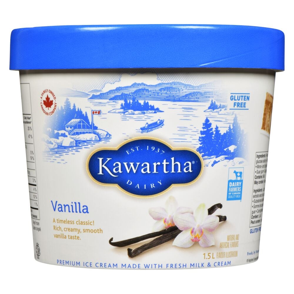 Kawartha Dairy Vanilla Ice Cream 1.5L