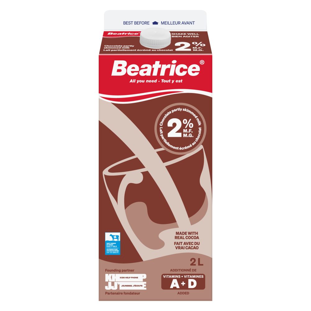 Beatrice Partly Skimmed Chocolate Milk 2% M.F. 2L