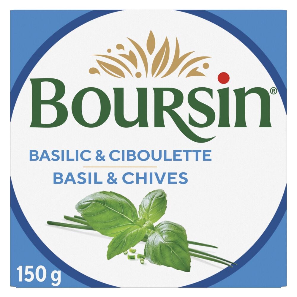 Boursin Basil & Chive Fresh Cheese 150g