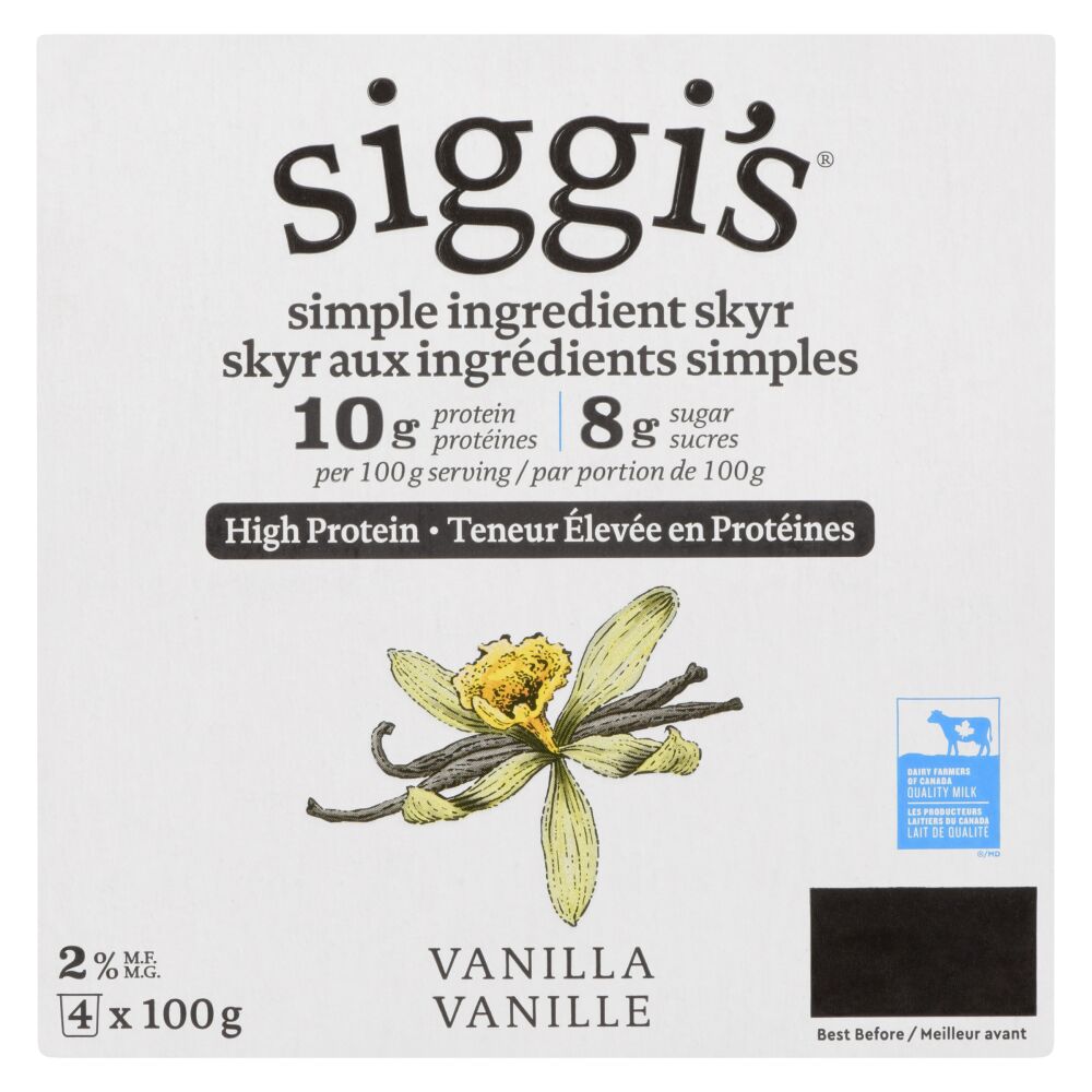 Siggi's Vanilla Skyr 2% M.F. 4x100g