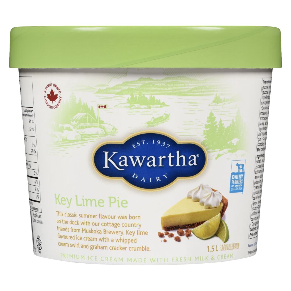 Kawartha Dairy Key Lime Pie Premium Ice Cream 1.5L | Canadian Goodness