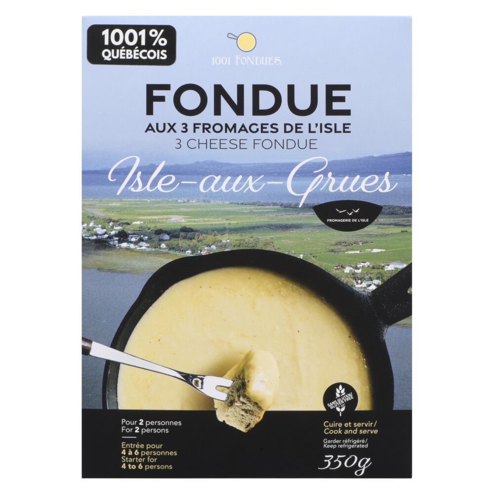1001 Fondues Isle-aux-Grues 3 Cheese Fondue 350g
