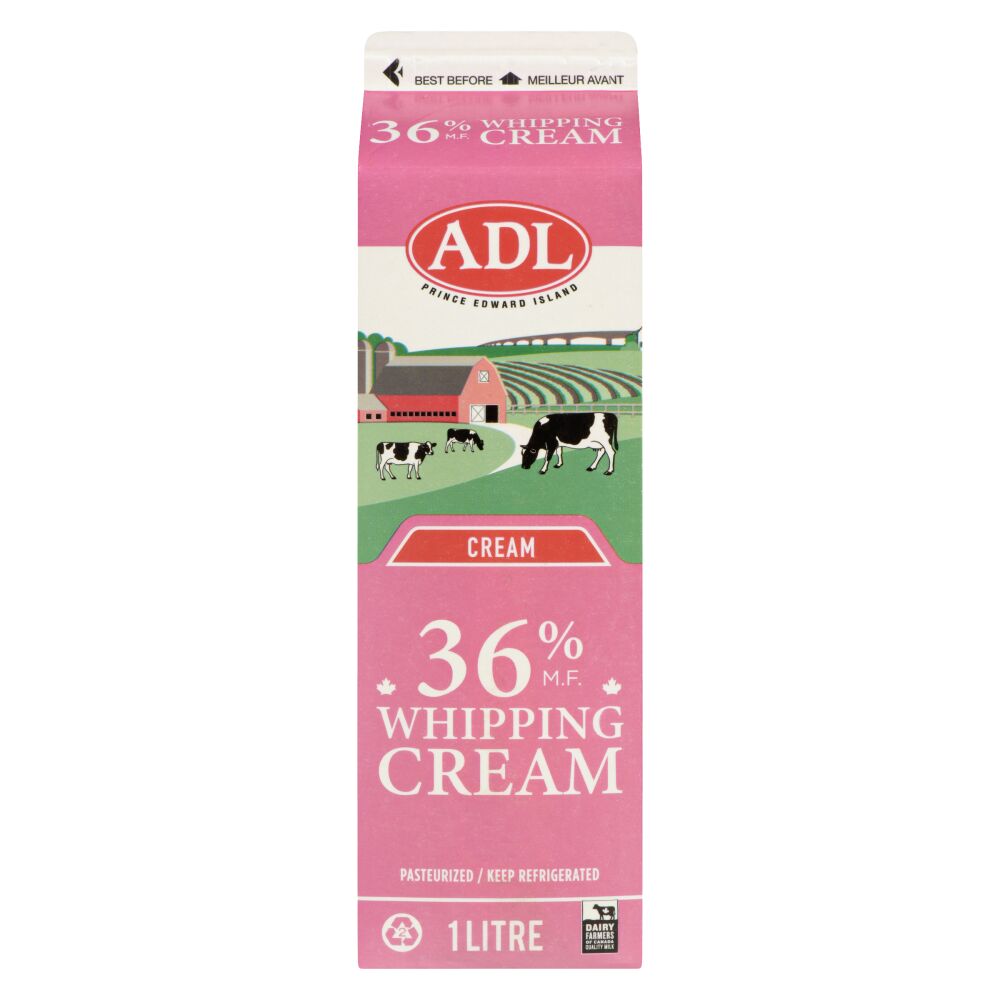 ADL Whipping Cream 36% M.F. 1L