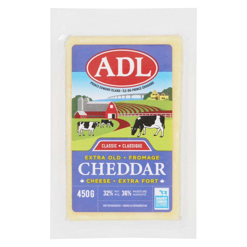 ADL Classic Extra Old White Cheddar 450g