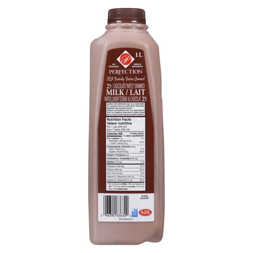 Perfection Partly Skimmed Chocolate Milk 2% M.F. 1L