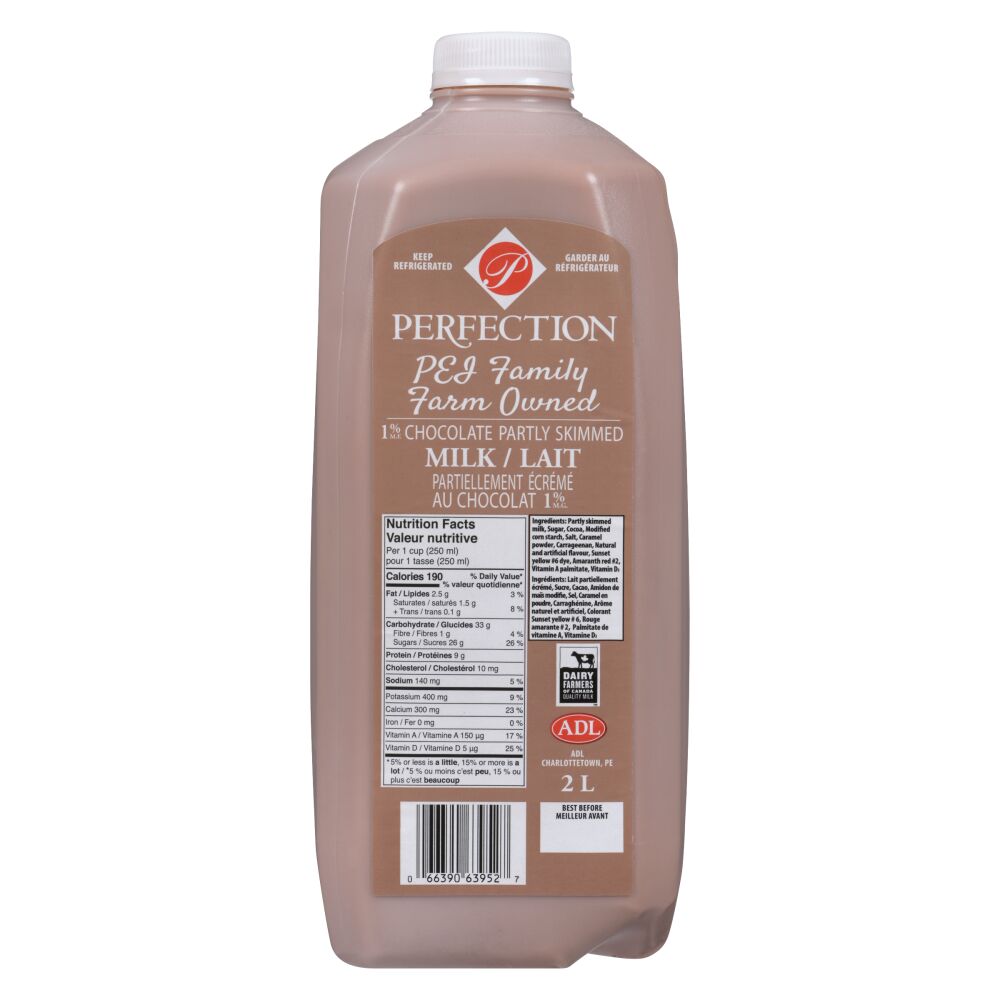 Perfection Partly Skimmed Chocolate Milk 1% M.F. 2L