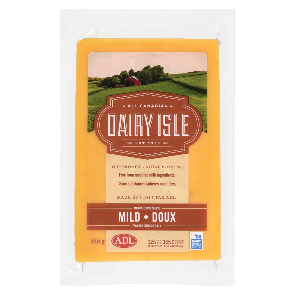 Dairy Isle Mild Colored Cheddar 270g