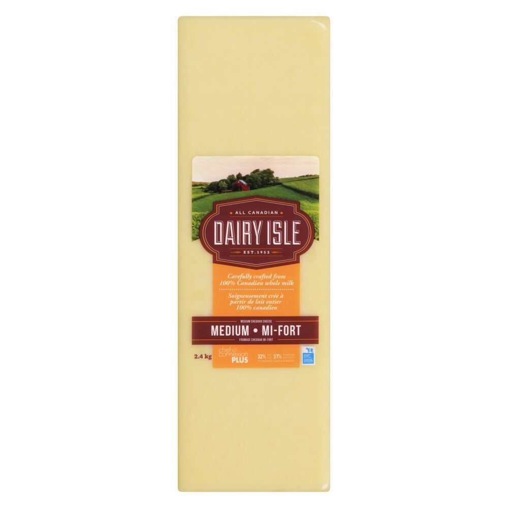 Dairy Isle Medium White Cheddar 2.4kg