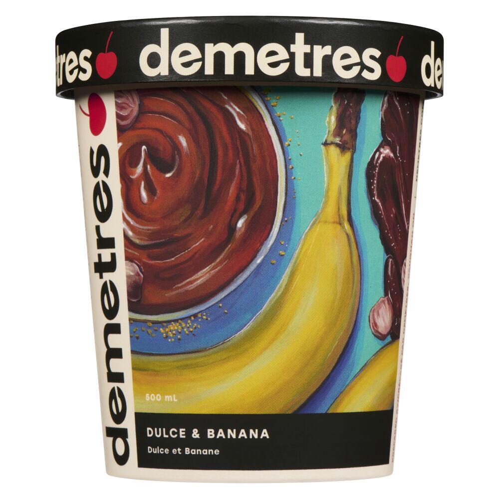 Demetres Dulce & Banana Ice Cream 500mL