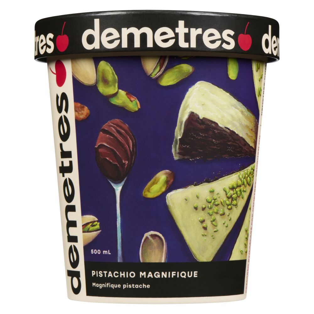 Demetres Pistachio Magnifique Ice Cream 500mL